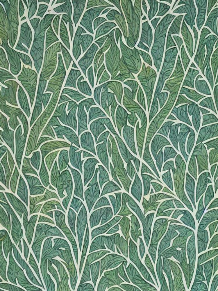 Jujube Leaves Vintage Botanical Fruit