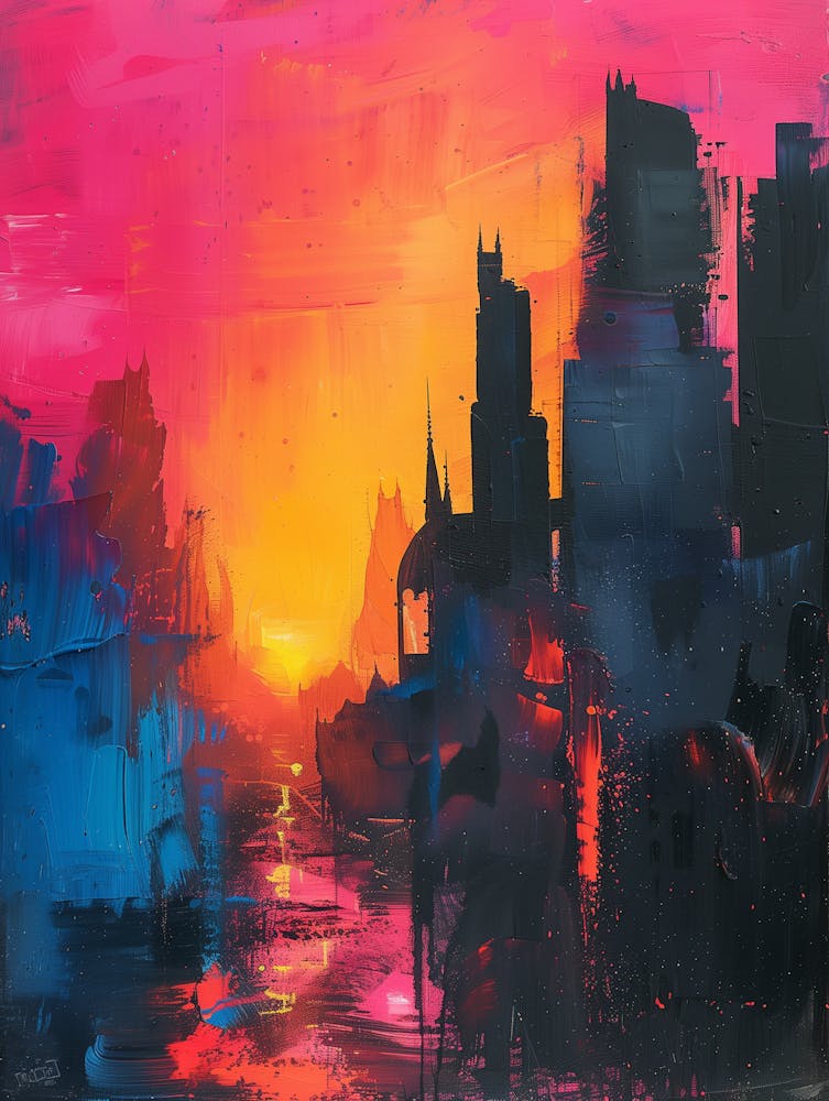 Sunset Cityscape 1