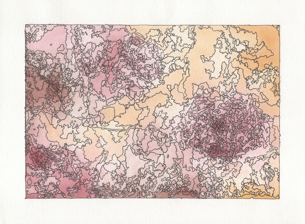 Watercolor Cotton Candy Wonderland 1