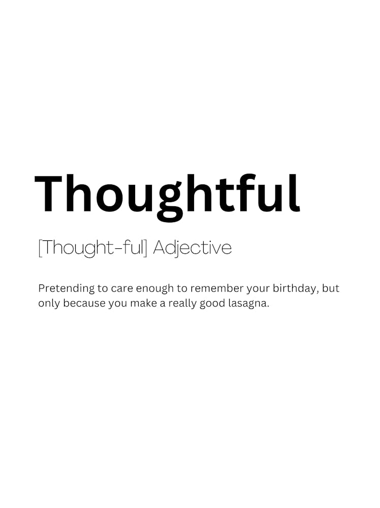 Thoughtful Definition Meaning