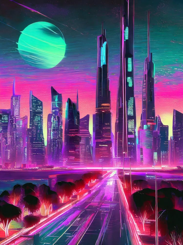 Futuristic Cityscape 4