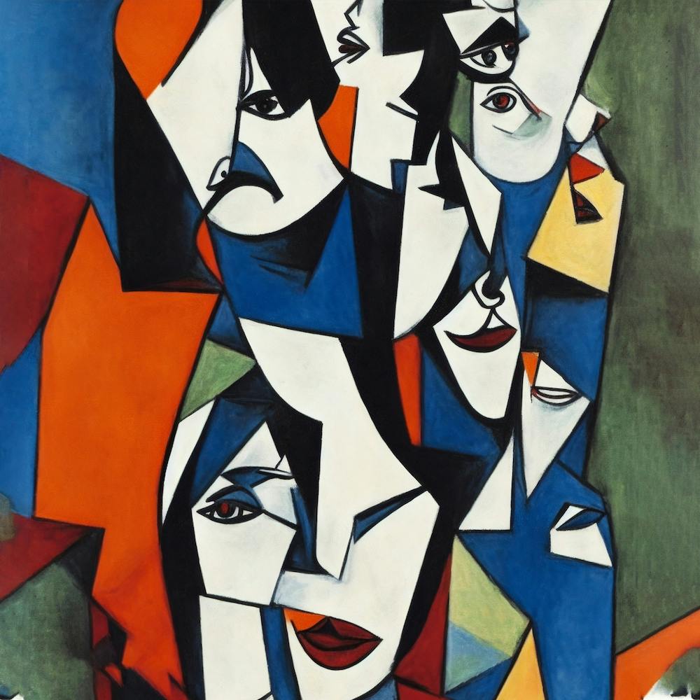 Mia Wallace  Pulp Fiction Picasso Style