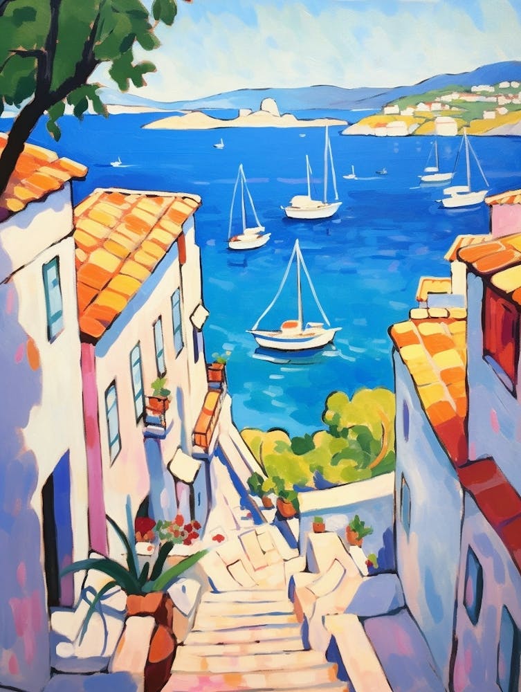 Hvar Croatia 1 Fauvist Painting