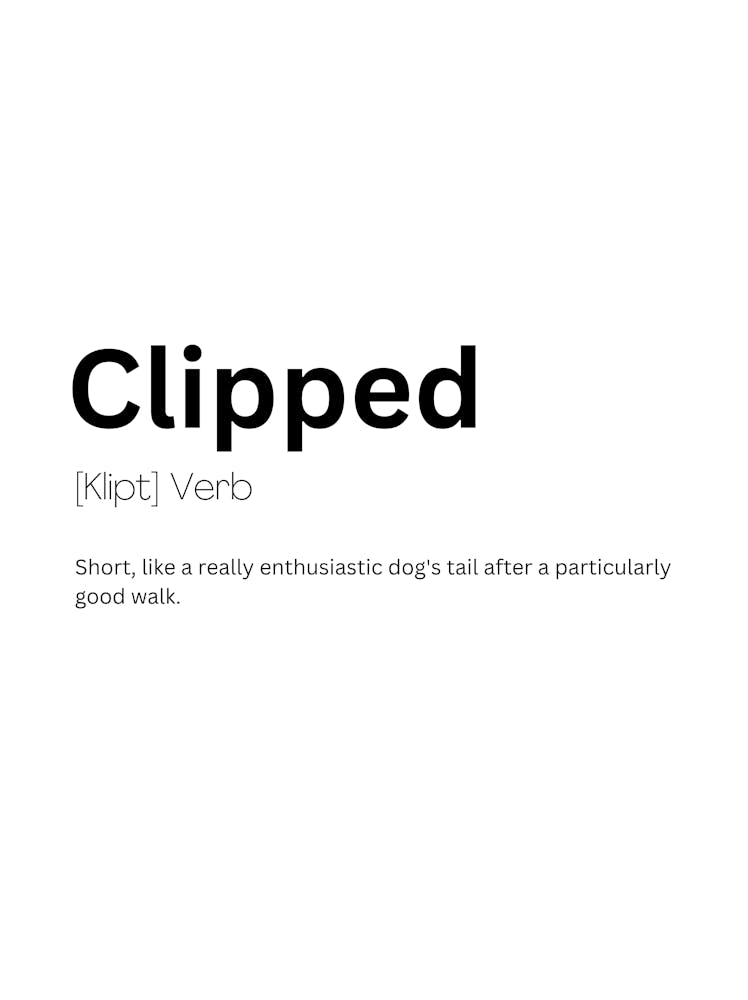 Clipped Definition Bedeutung