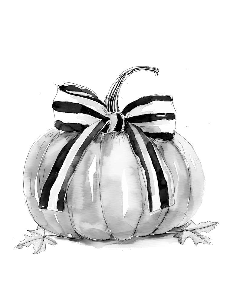 Citrouille Noire Et Blanche 7