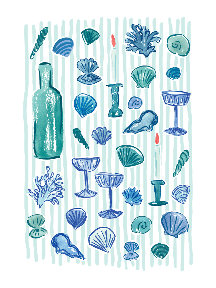 Seashell Dinner Party
