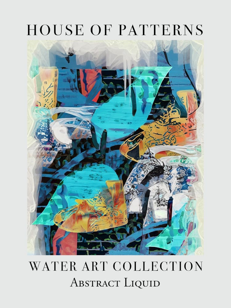 House Of Patterns Abstract Liquid Water 5