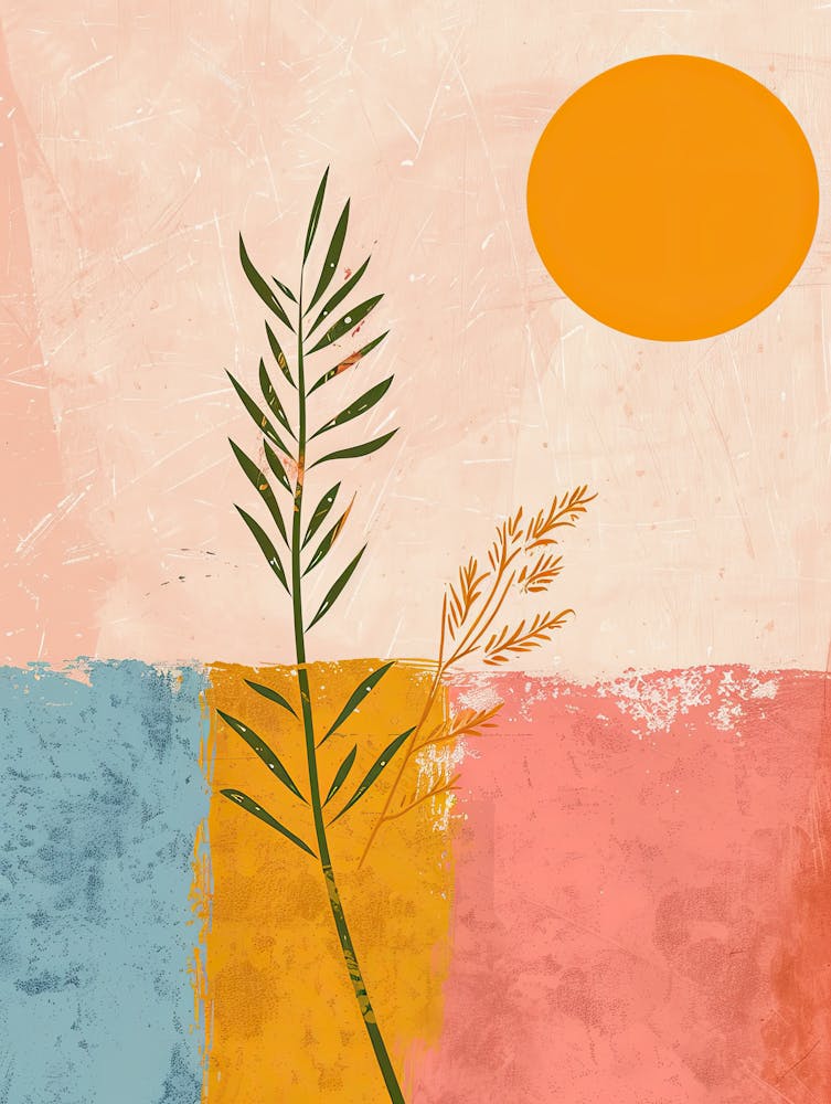 L'Heure du Pastel Style Milieu du Siècle