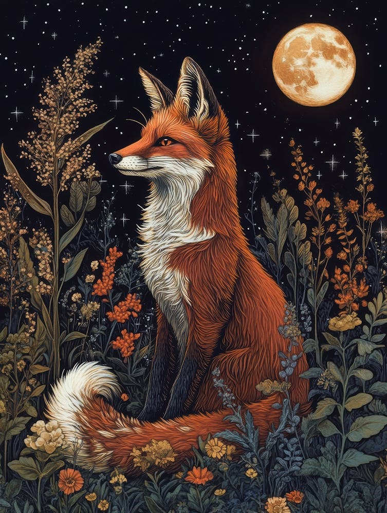 Fox In The Moonlight 9