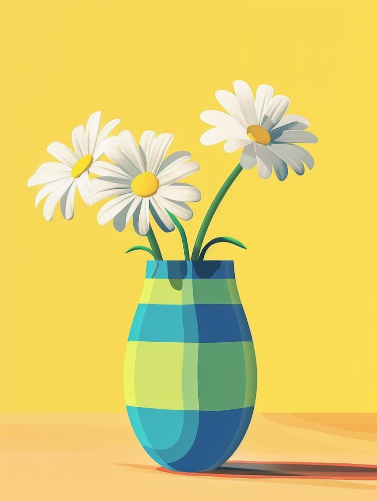 Daisies In A Vase 8