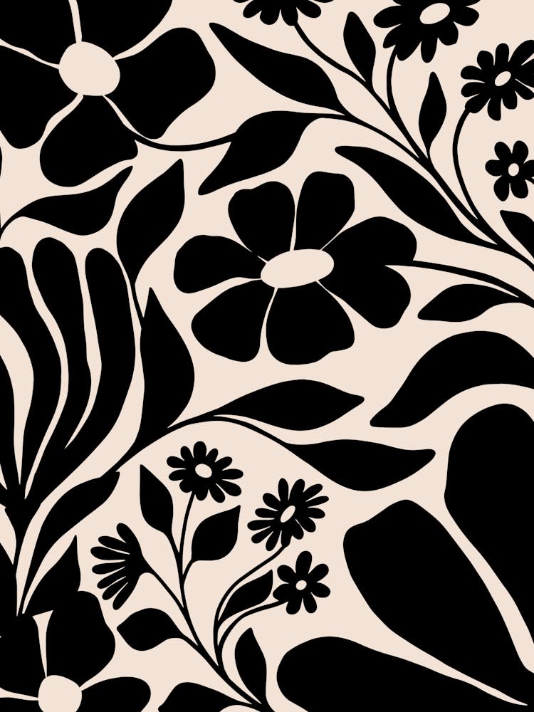 Floral abstrait N° 1571
