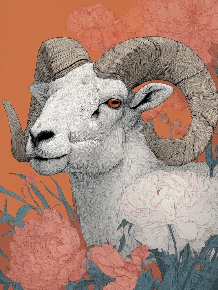 Ram Canvas Print 1