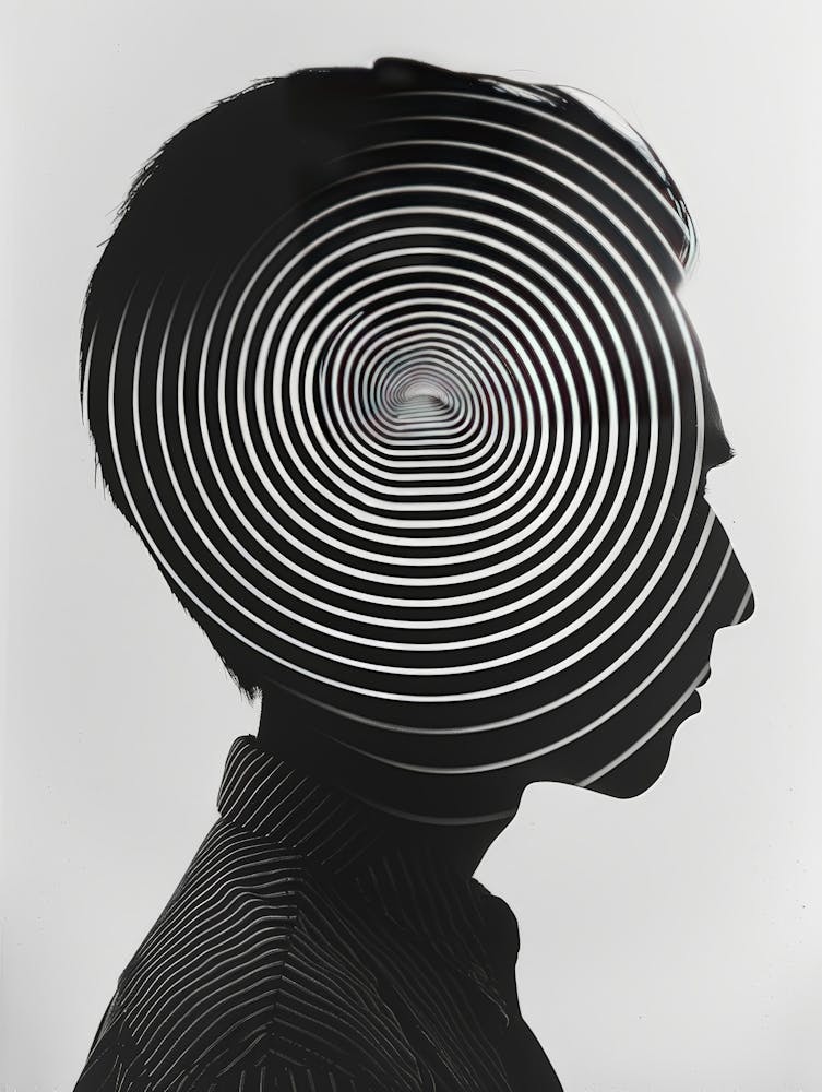 Black And White Portrait Of A Man