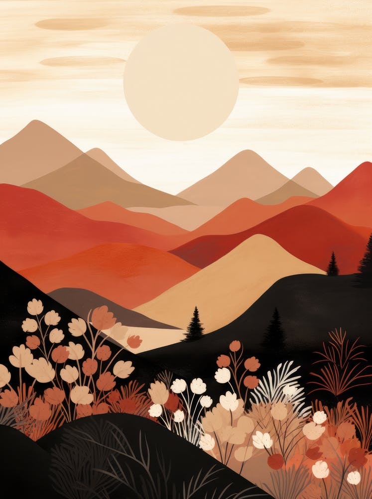 Sunset In The Mountains 16