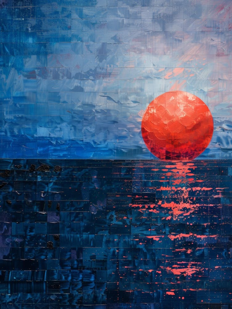 Sunset Over The Ocean 71
