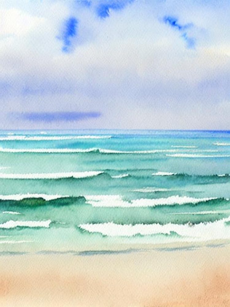 Boracay Beach 3, Philippines Watercolour