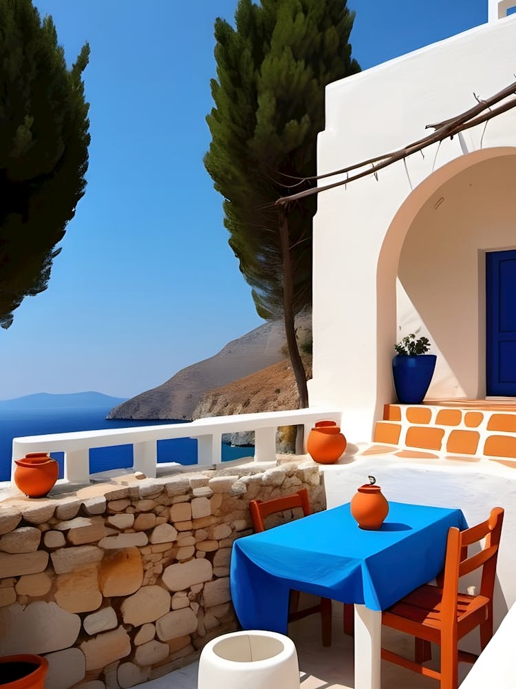 Mediterranean Terrace View