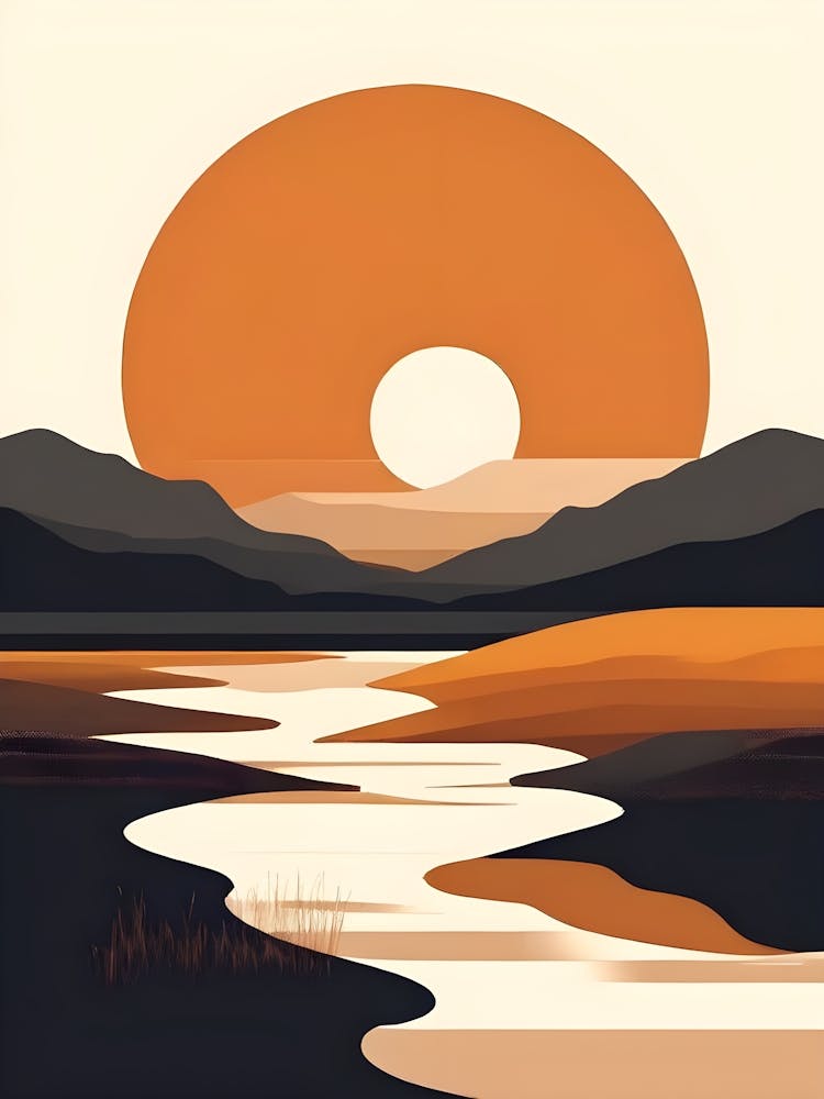 Sunset In The Mountains 19