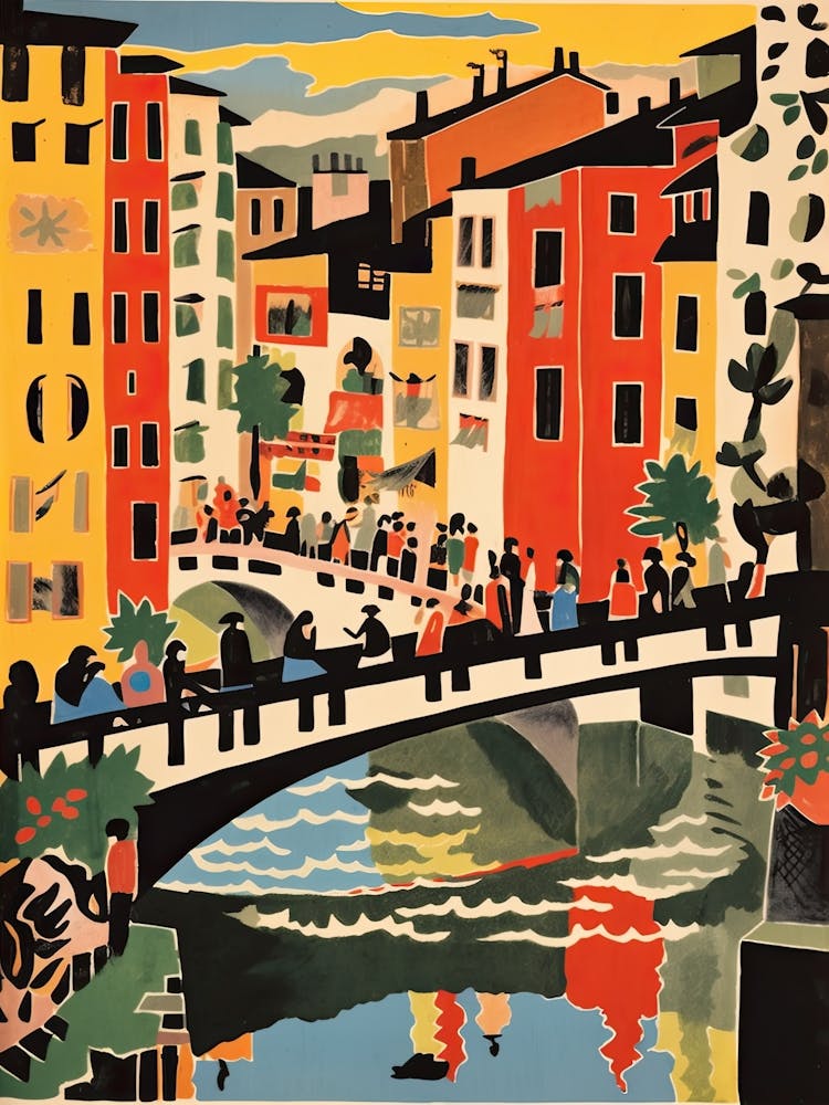 Ponte Vecchio, Florence Italy Colourful 1