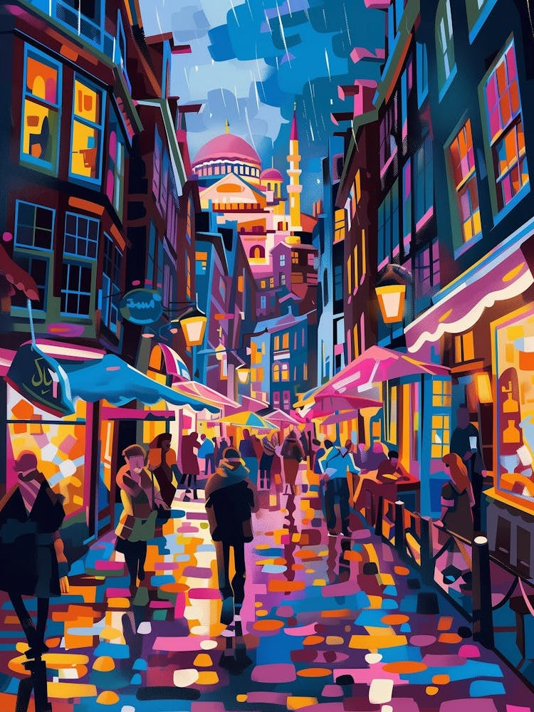 Night In Istanbul, Contemporary Art, Souvenir