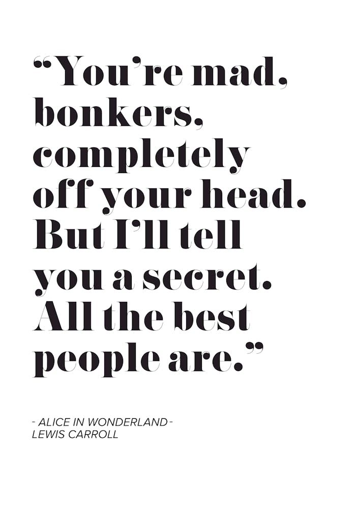 Alice In Wonderland Quote