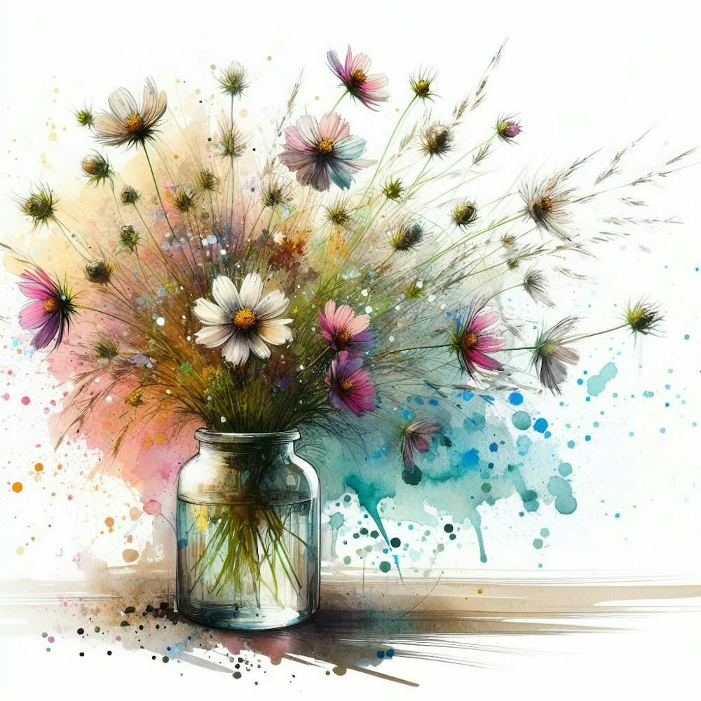 Flowers In A Jar