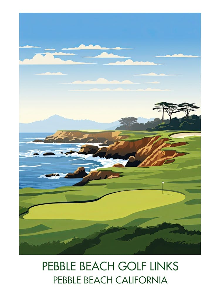 Pebble Beach Golf Links   Pebble Beach Californie 2