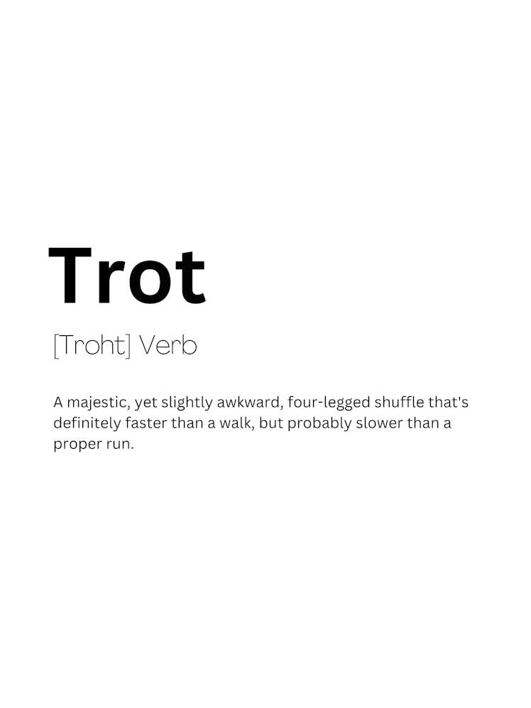 Trot Definition Meaning