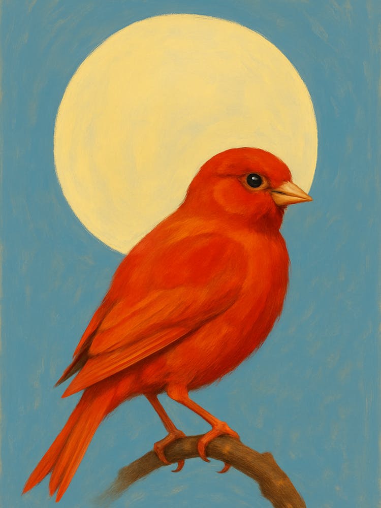 Japanese Sunbird Red Cardinal