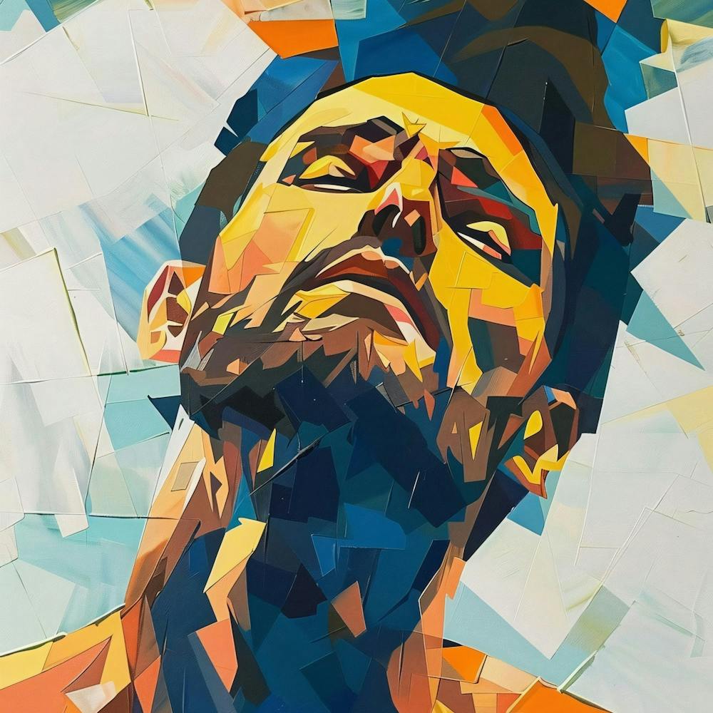 Abstract Portrait Of A Man 1