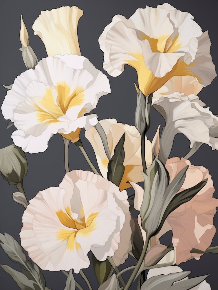 Lisianthus 1 Flower Painting