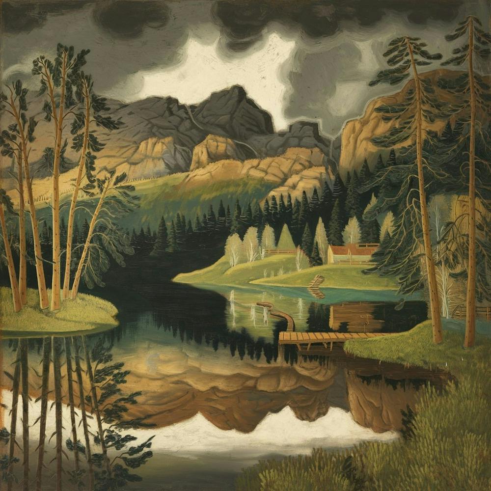 Lake In The Mountains