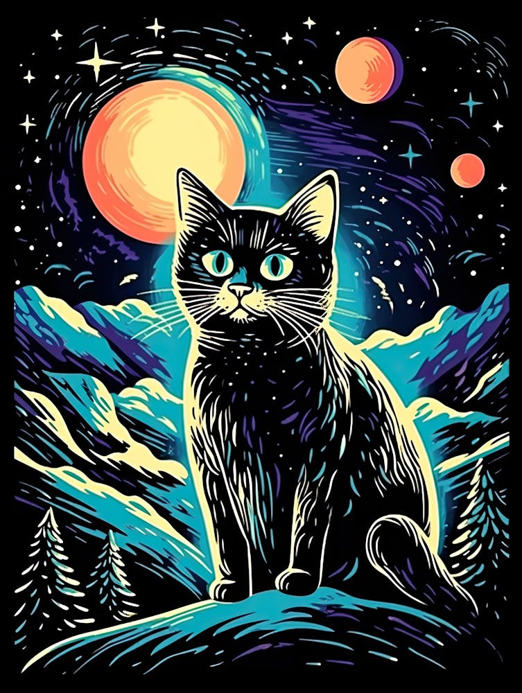 Nebula Purrsuits, Série Chats Psychédéliques