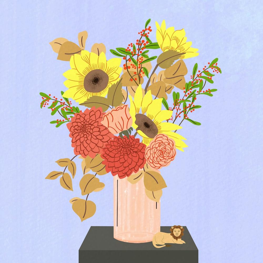 Flowers For Leo Square