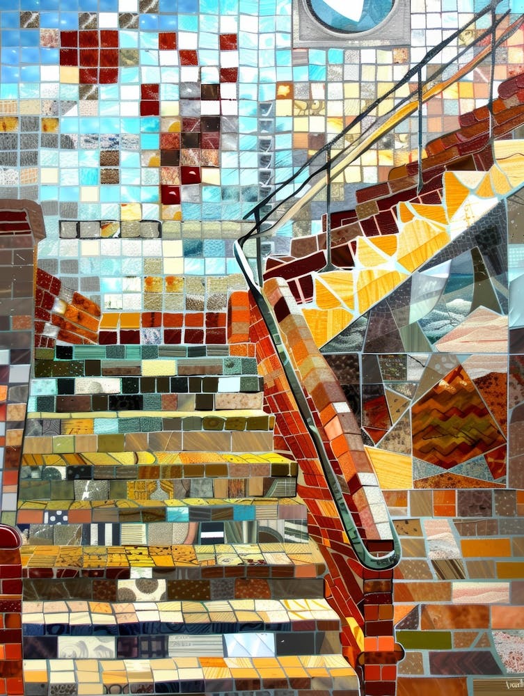 Mosaic Stairway