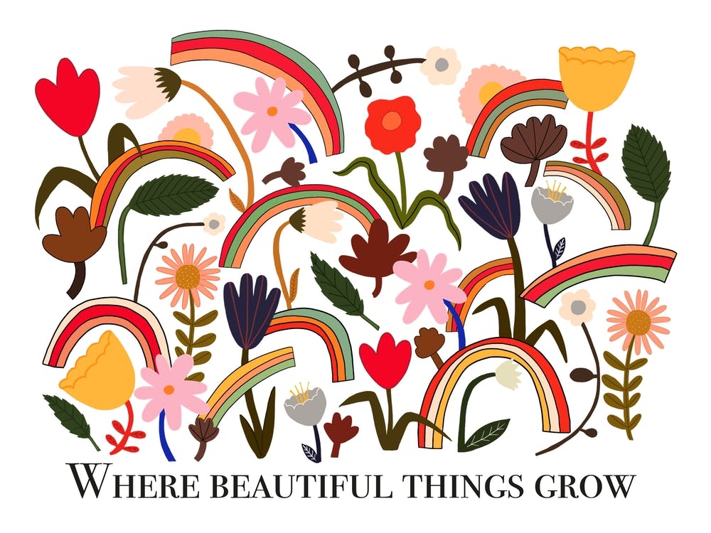 Where Beautiful Things Grow In White