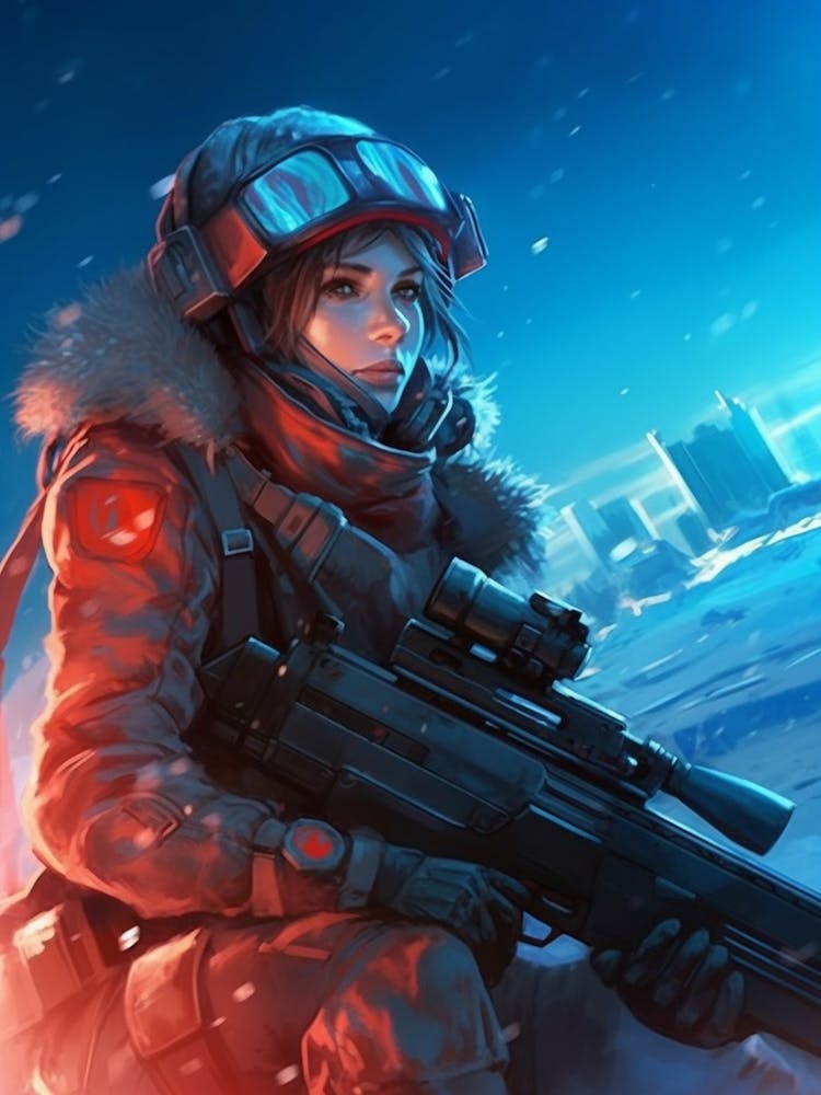Soldier With A Gun
