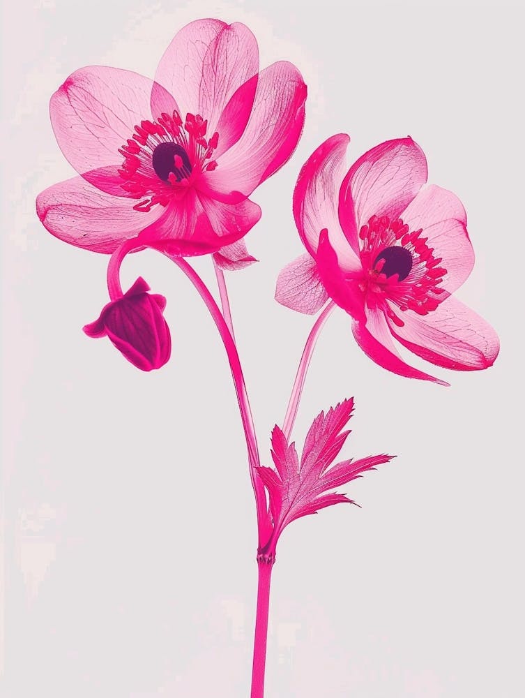 Hot Pink Hellebore 1