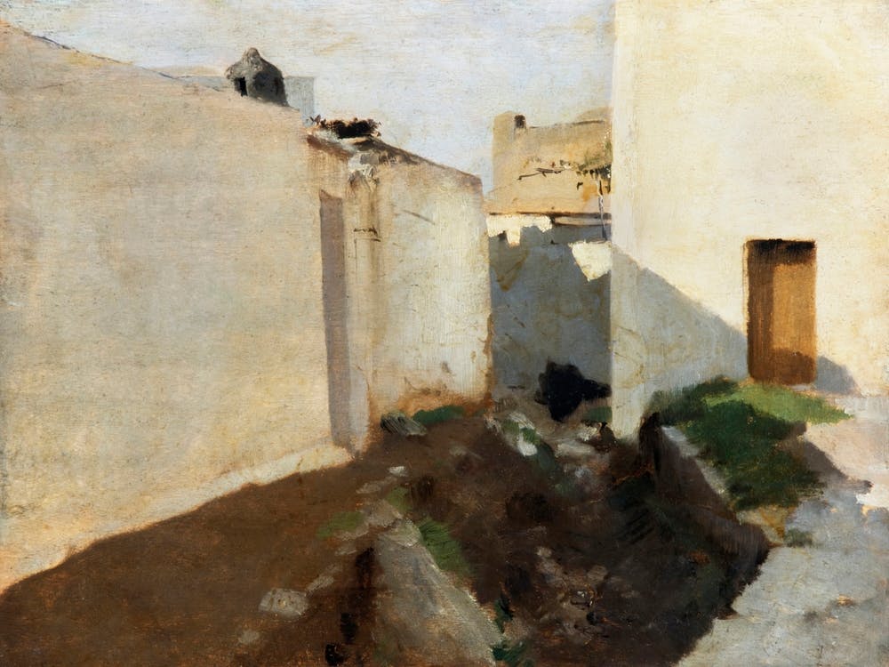 White Walls In Sunlight, Morocco, John Singer Sargent
