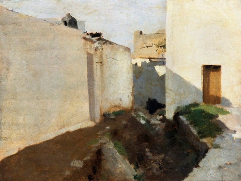 White Walls In Sunlight, Morocco, John Singer Sargent