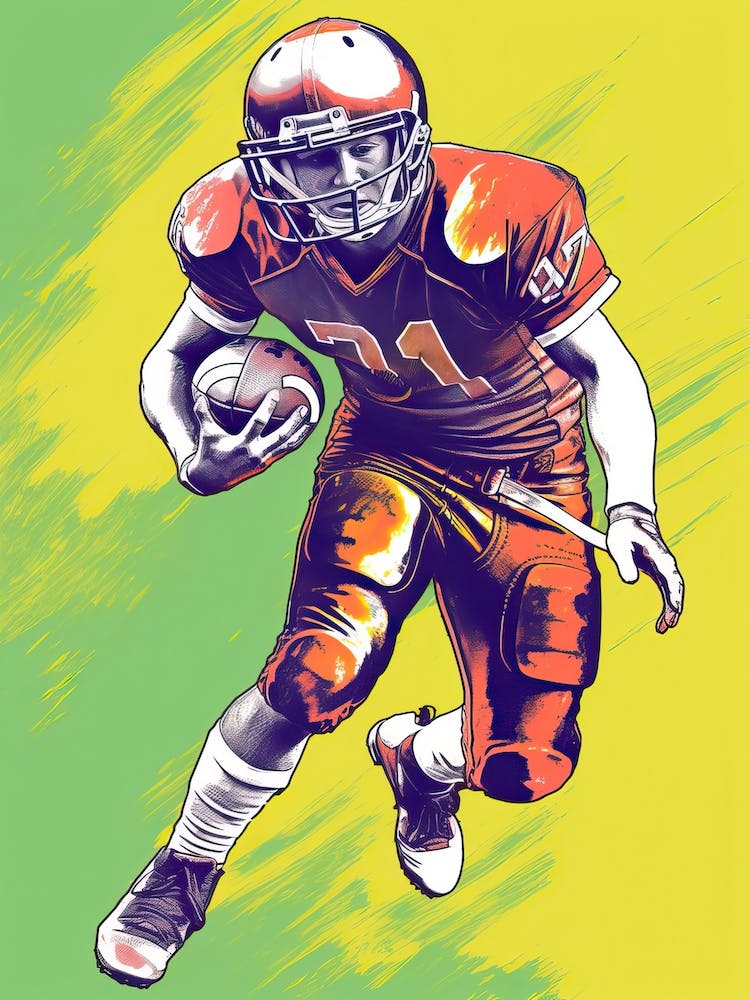 American Football Pop Art 3
