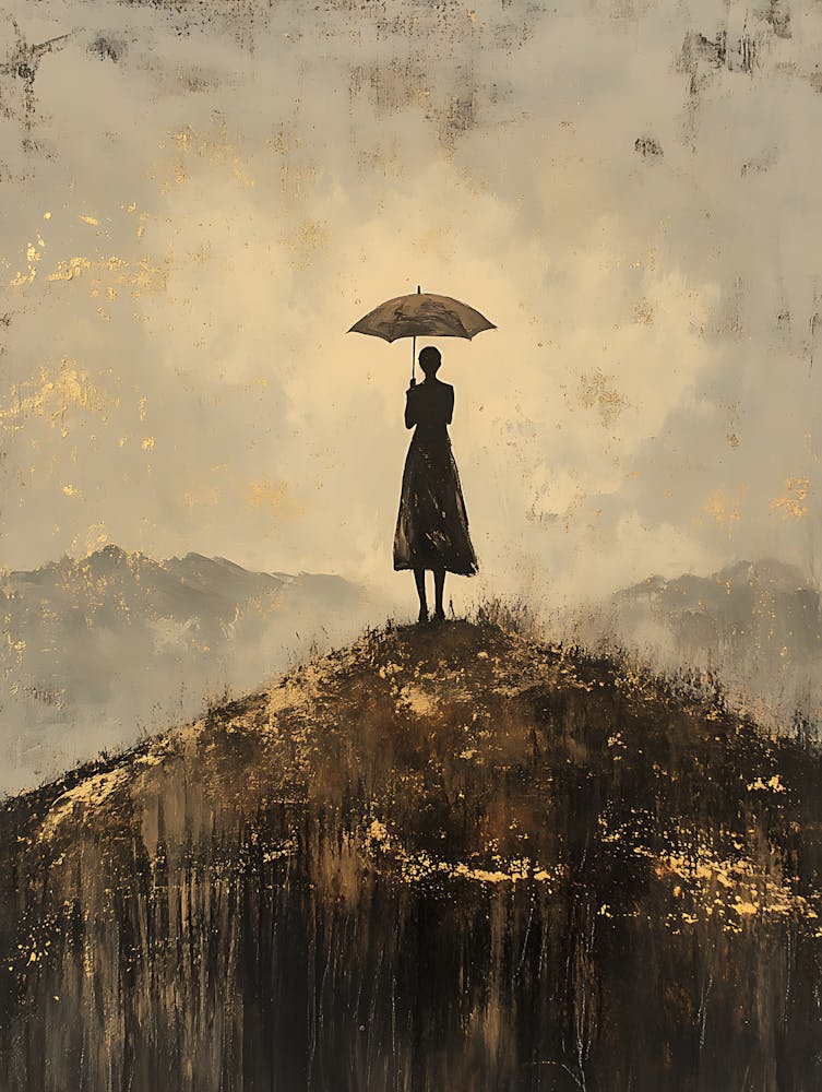 Woman With An Umbrella