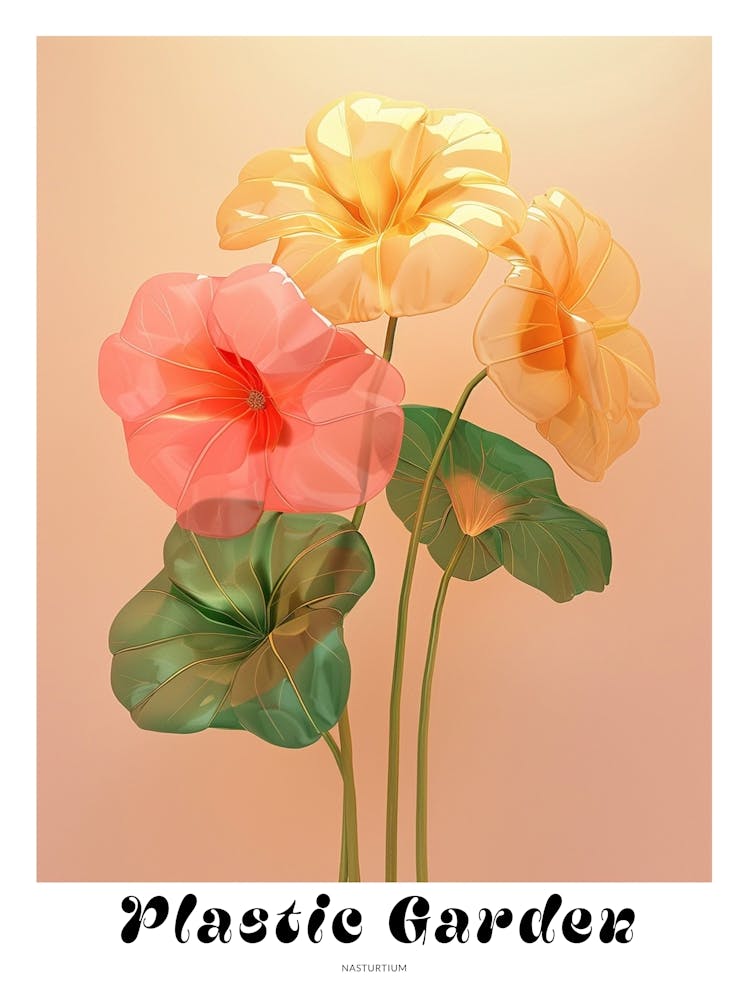 Dreamy Inflatable Flowers Poster Nasturtium 4