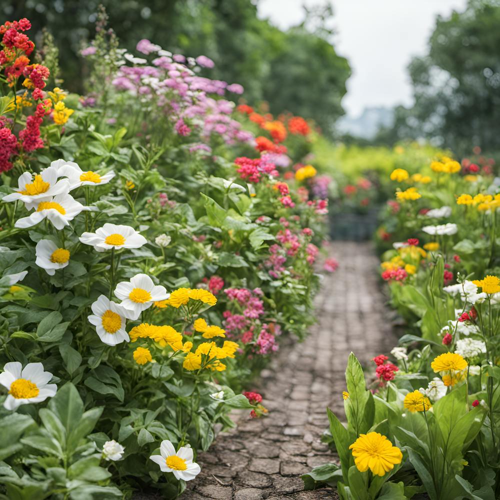 Colorful Flower Garden