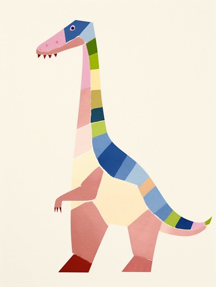 Nursery Dinosaur Art Plateosaurus 2
