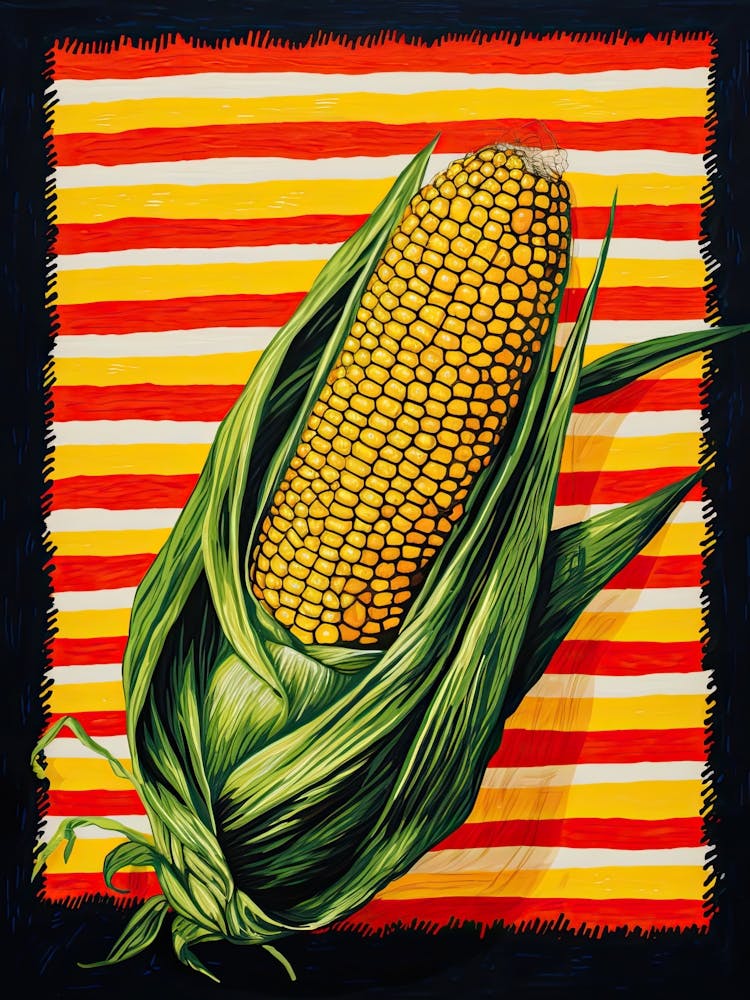 Corn Summer Illustration 3