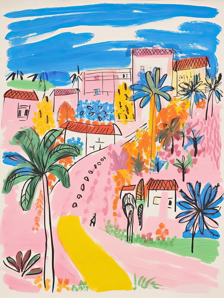 Brasilia, Dreamy Storybook Illustration 3