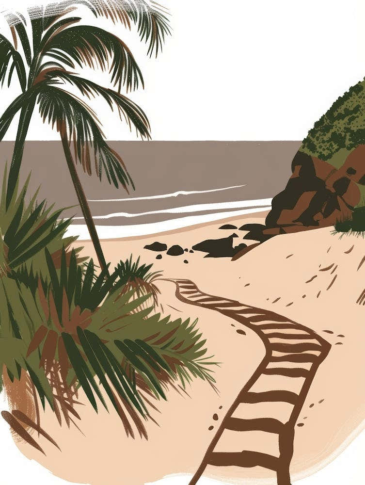 Pathway To The Beach