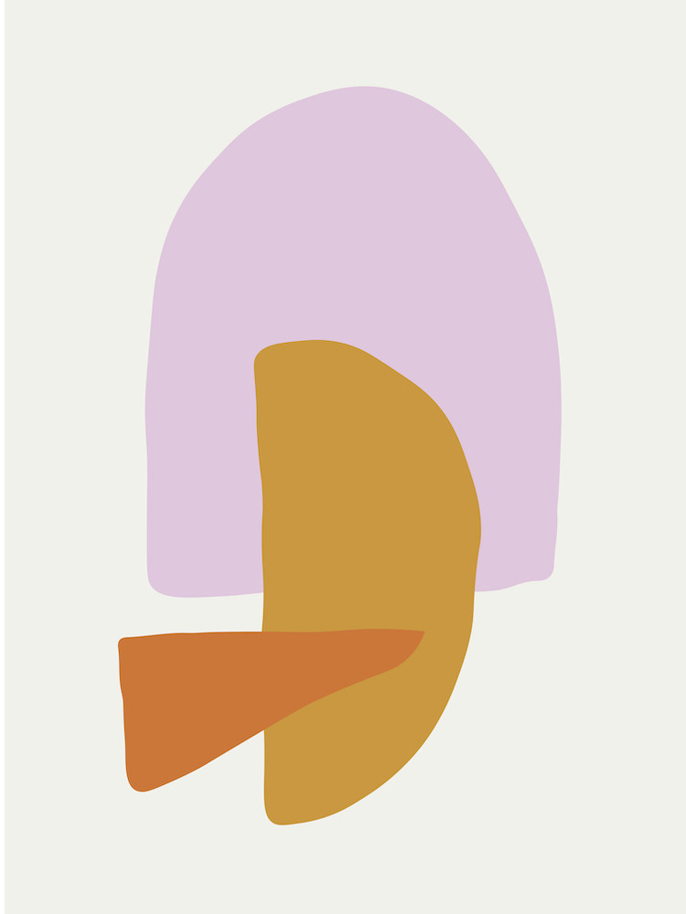 Scandi Abstract Pastels Modern Shapes