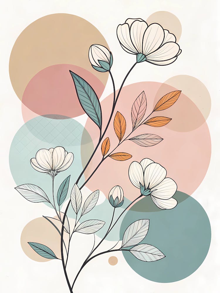 Abstract Floral Painting 15